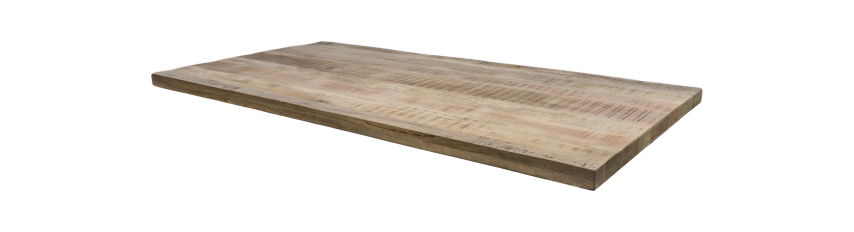 Rechthoekig tafelblad Portland - 240x100 cm - mangohout